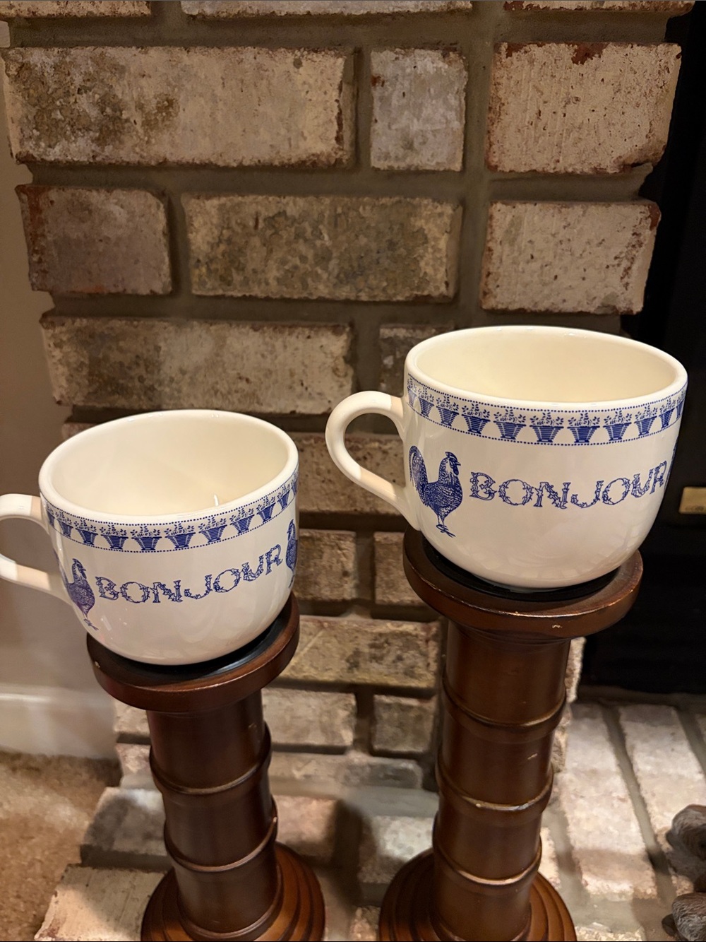JARS FRANCE Paris JE T' Aime Bonjour "Rooster " Large Cup 2